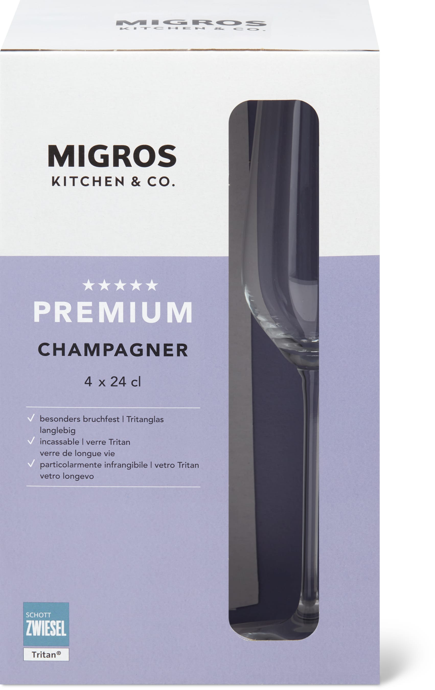 Calice Premium Champagner Trasparente, 24 cl